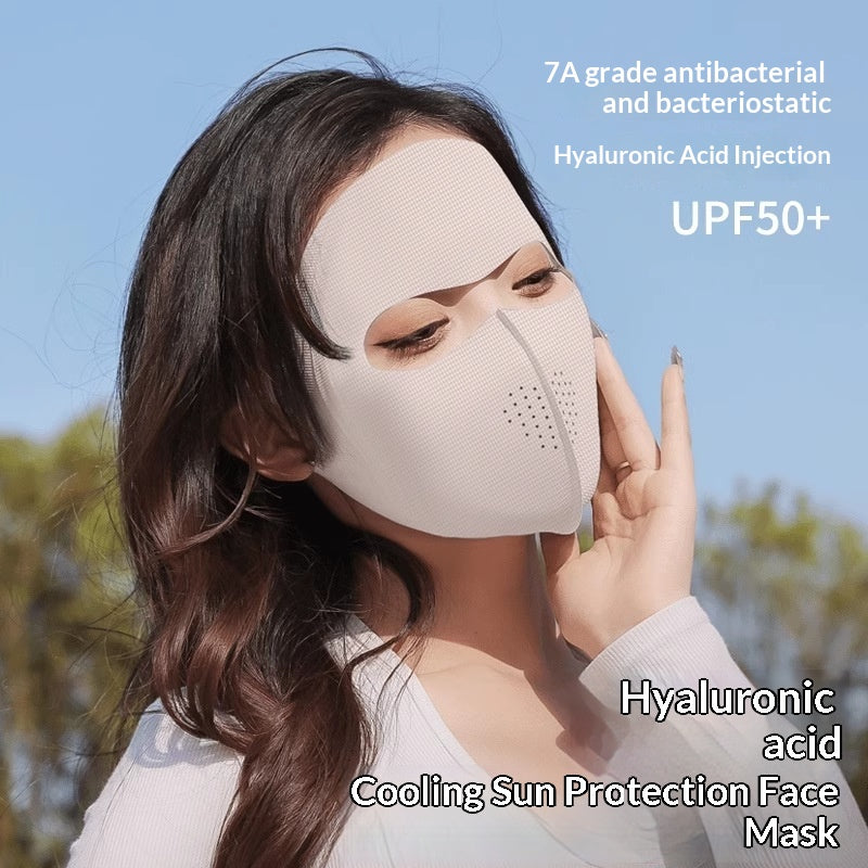 Été Yang Ice Silk Face Masque Cyclisme Soleil-Protection Masque Protection