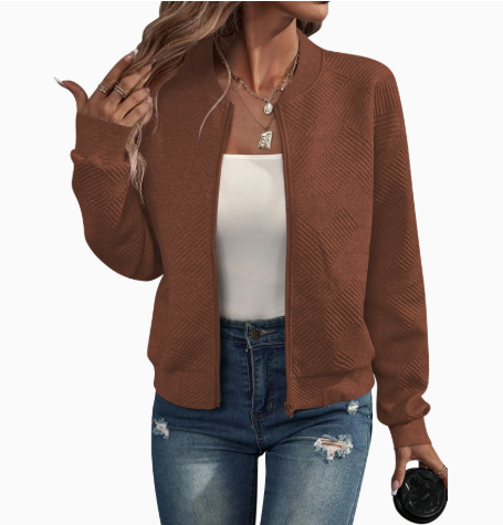Veste Zip d'automne et d'hiver européenne et américaine avec baseball Co
