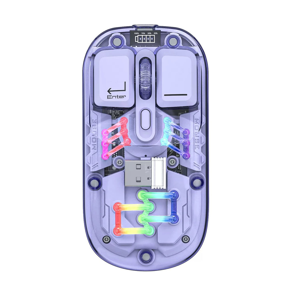 Une souris Bluetooth double mode Un bureau élégant essentiel
