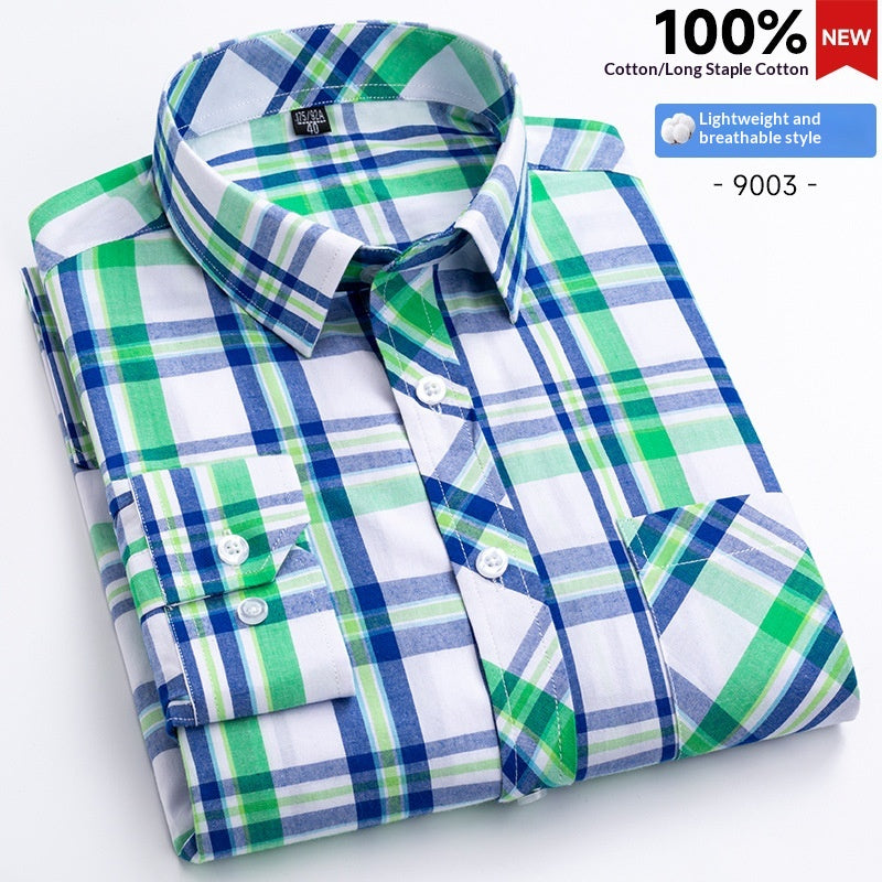 Hommes Plaid Shirt Fashionable Casual Shirt