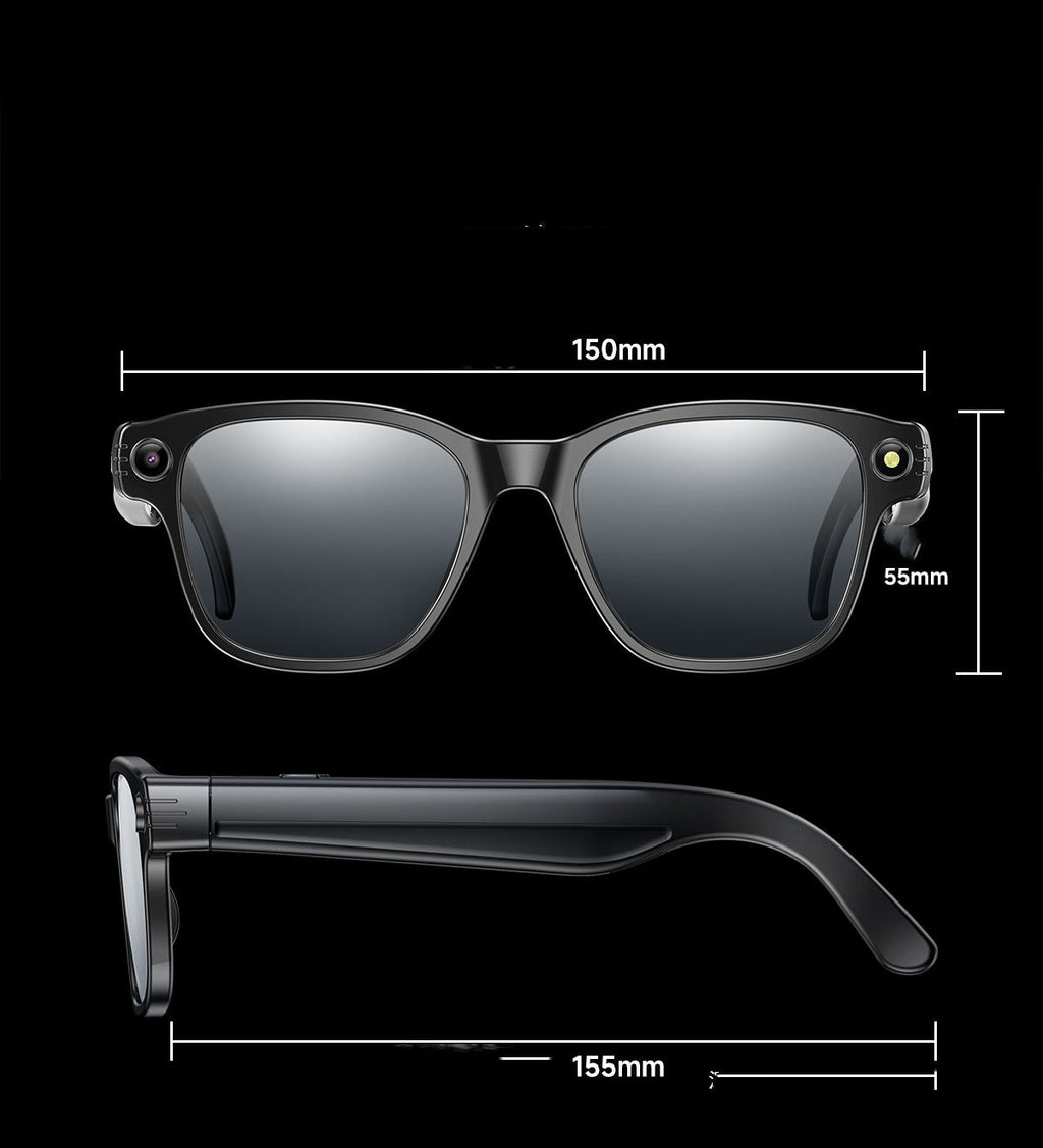 Arrivée L801 Smart Photo Glass 8 millions de Pixels AI Traduction Photo Vidéo Bluetooth Cal