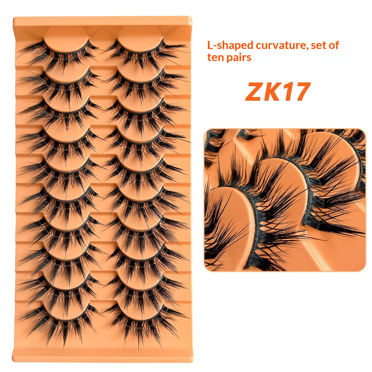 Faux cils Style à bande unique