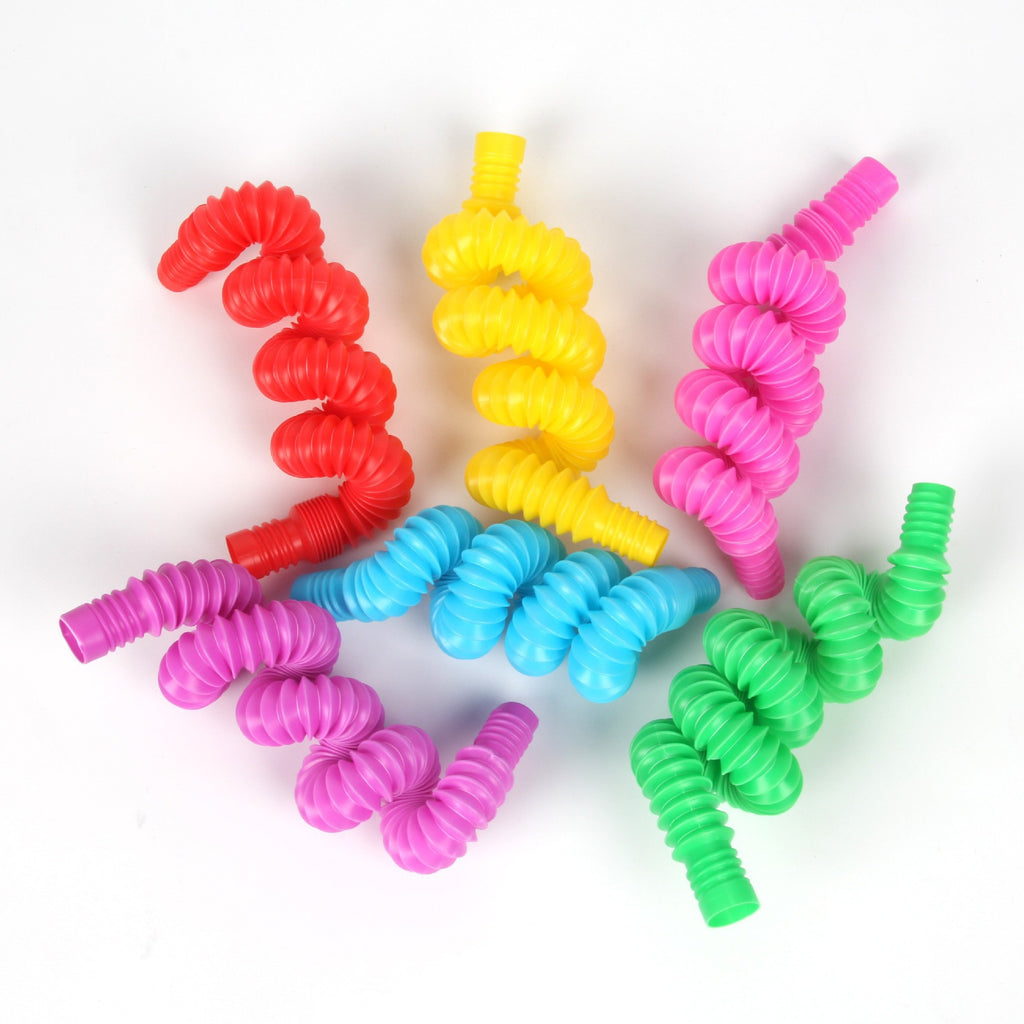 Tube de décompression en plastique ondulé stretch coloré