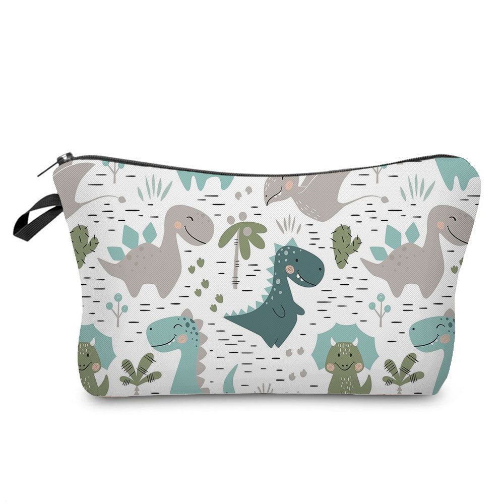 Cartoon Dinosaur Imprimer Sac de maquillage