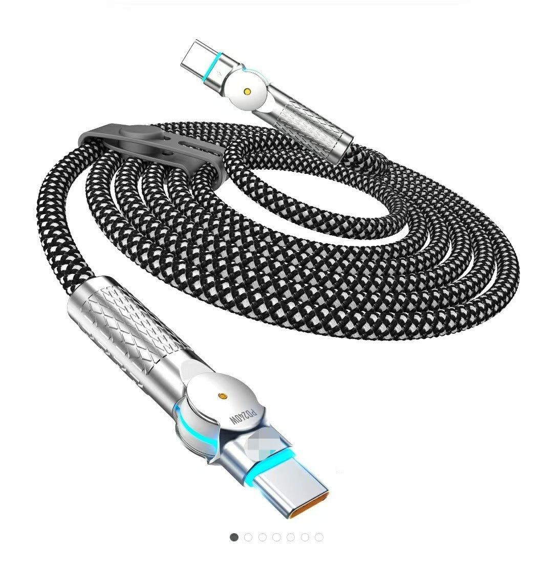 240W PD Câble de données à recharge rapide