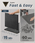 SONGMICS HOME Superfast Toolless Assembly Storage Cabinet