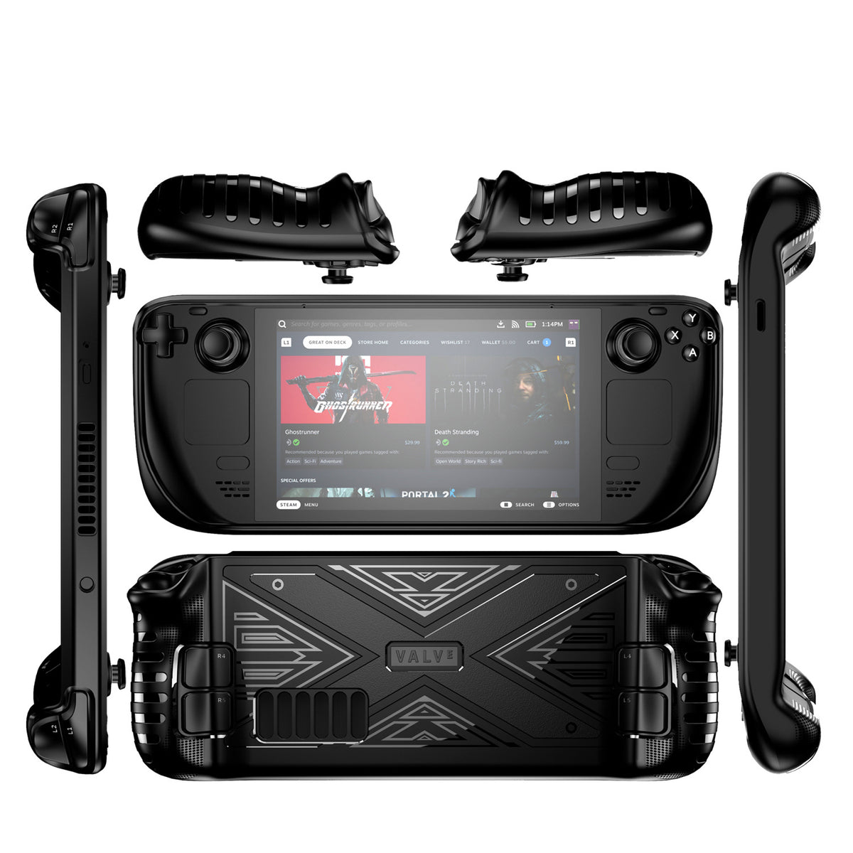 Accessoires de protection de la console de jeu Silicone Soft Shell