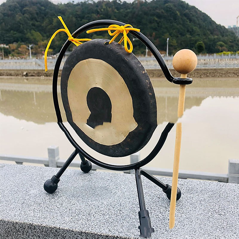 Diamètre 16CM avec cadre Copper Gong Matériel de musique de maternelle
