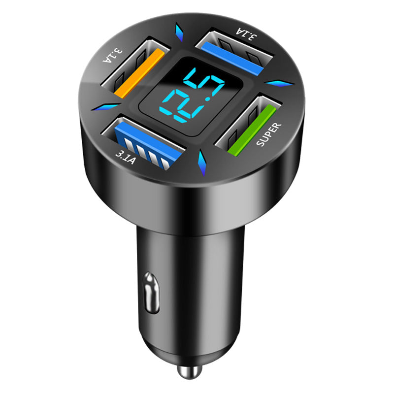 Prise de transfert universelle rapide Chargeur de voiture multifonction USB4 Port