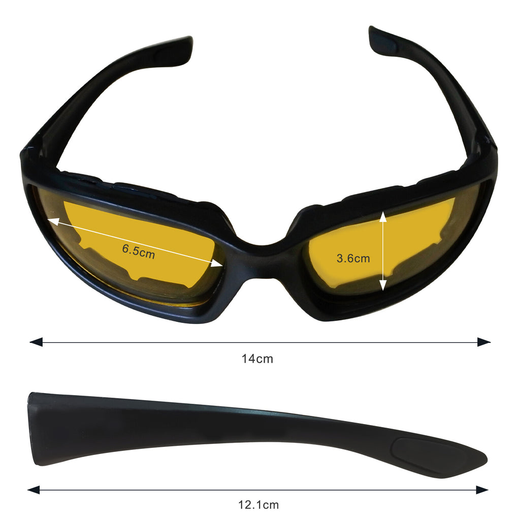 Lunettes de soleil Chopper Cycling Sports pour hommes Enveloppez autour de UV400 Protection pour la pêche à vélo