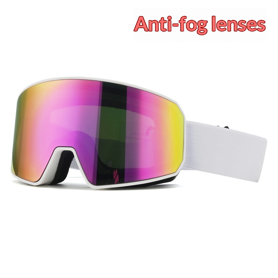 Gants de ski Double couche Gants anti-fog alpinisme