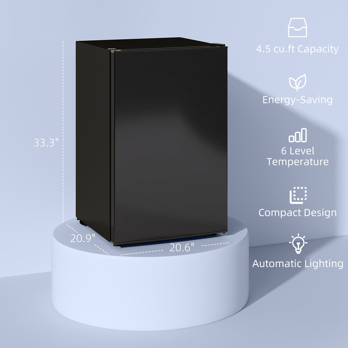 4.5 Mini réfrigérateur Cu.Ft
