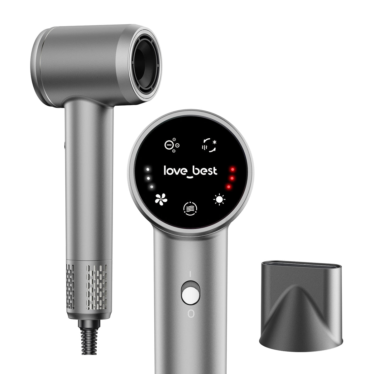 Hair Dryer, Professional Ionic Hair Dryer for Fast Drying, Low Noise and Quiet, Lightweight