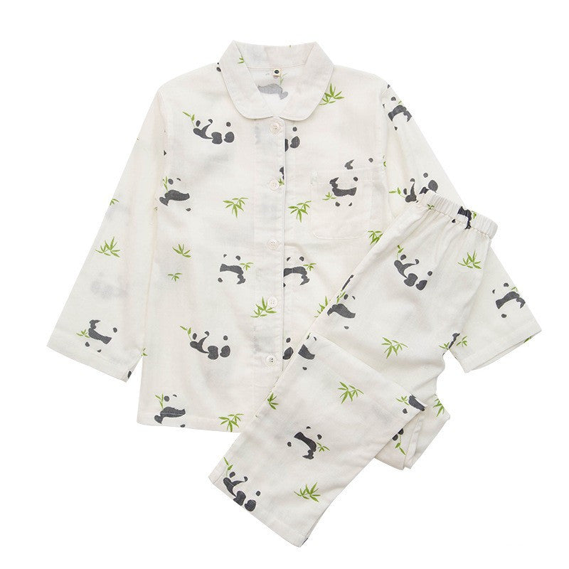 Spring and Summer Long-Sleeved Pajama Set for Boys and Girls