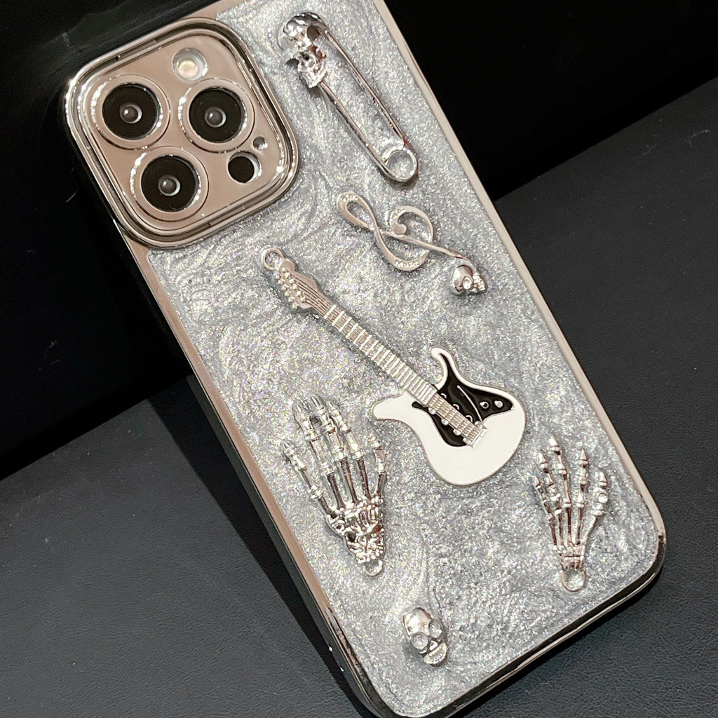 Coffret téléphonique de protection pour guitare en métal Cement Gray