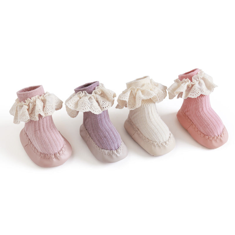 Chaussettes de sol Soft Semelle Chaussures bébé pour tout-petit