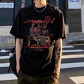 T-shirt American Retro Short Sleeve Hommes