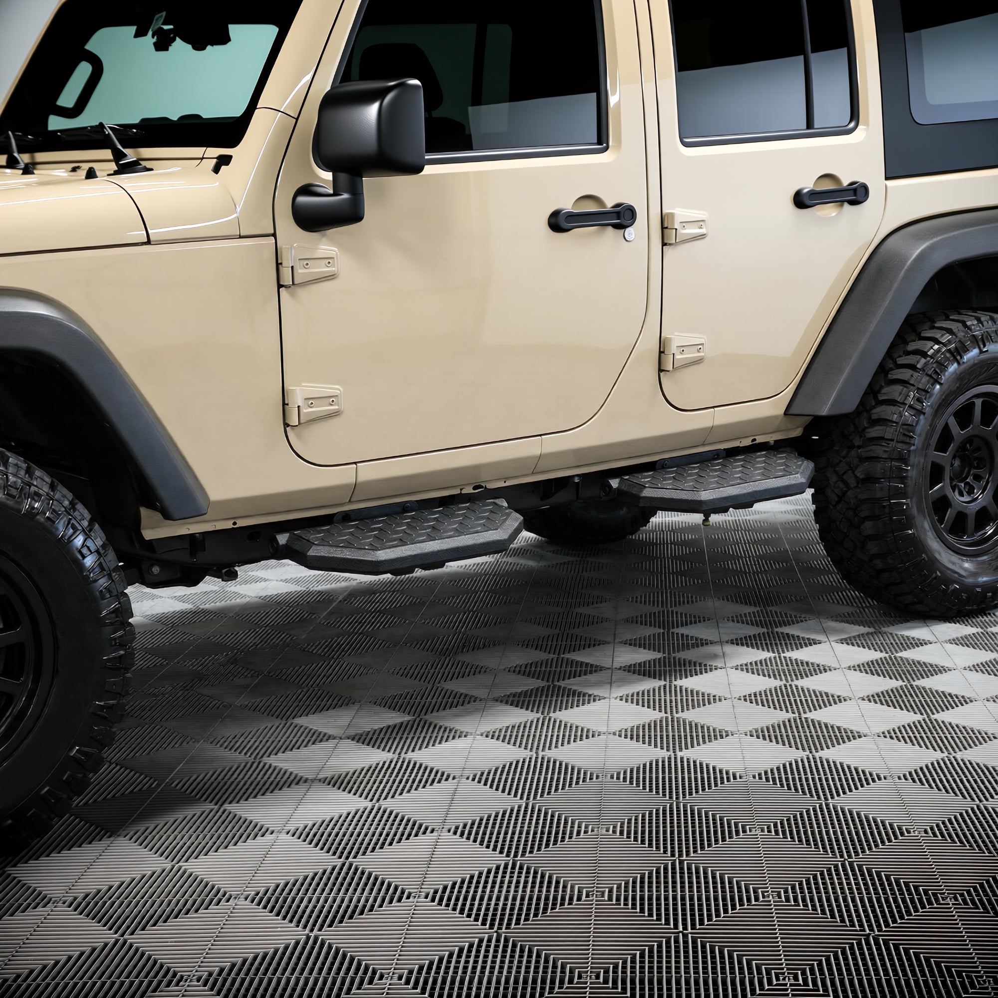 Planches de course pour 2018-2025Jeep Wrangler JL / 20-26 Jeep Gladiator JT 4 Portes
