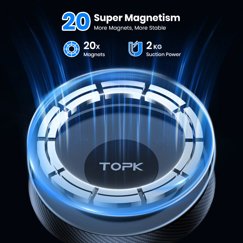 Support magnétique de téléphone de voiture pour la navigation monté sur l'aération avec une coupe d'aspiration