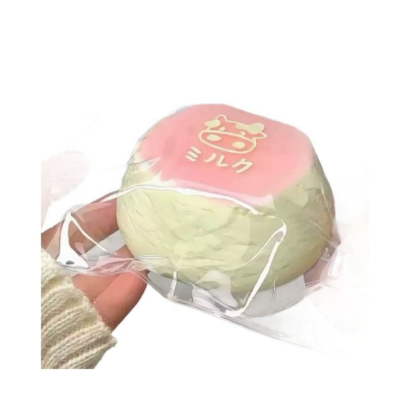 Silicone Milk Squeeze Cat Paw Cheesecake Toy