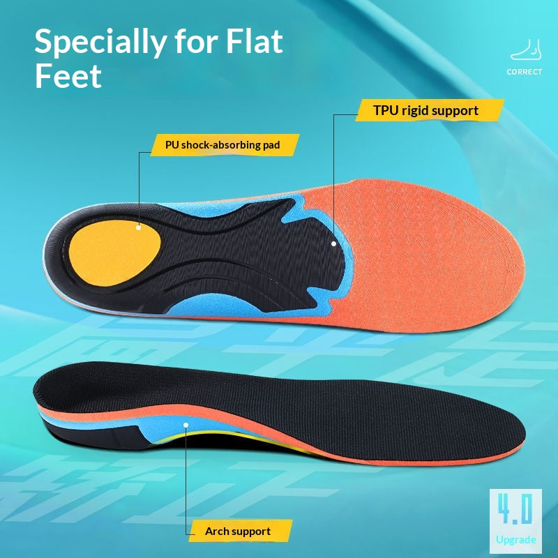 Semelles de support d'arche de correction de lumière pour pieds plats