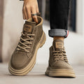 Retro de style britannique, mi-hauteur Dr Martens Bottes