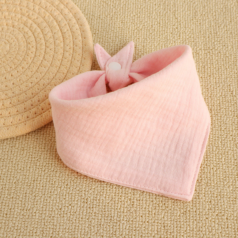 Bandanas de chien beige couleur unie avec snap réglable bouton coton animal de mariage solide engagement