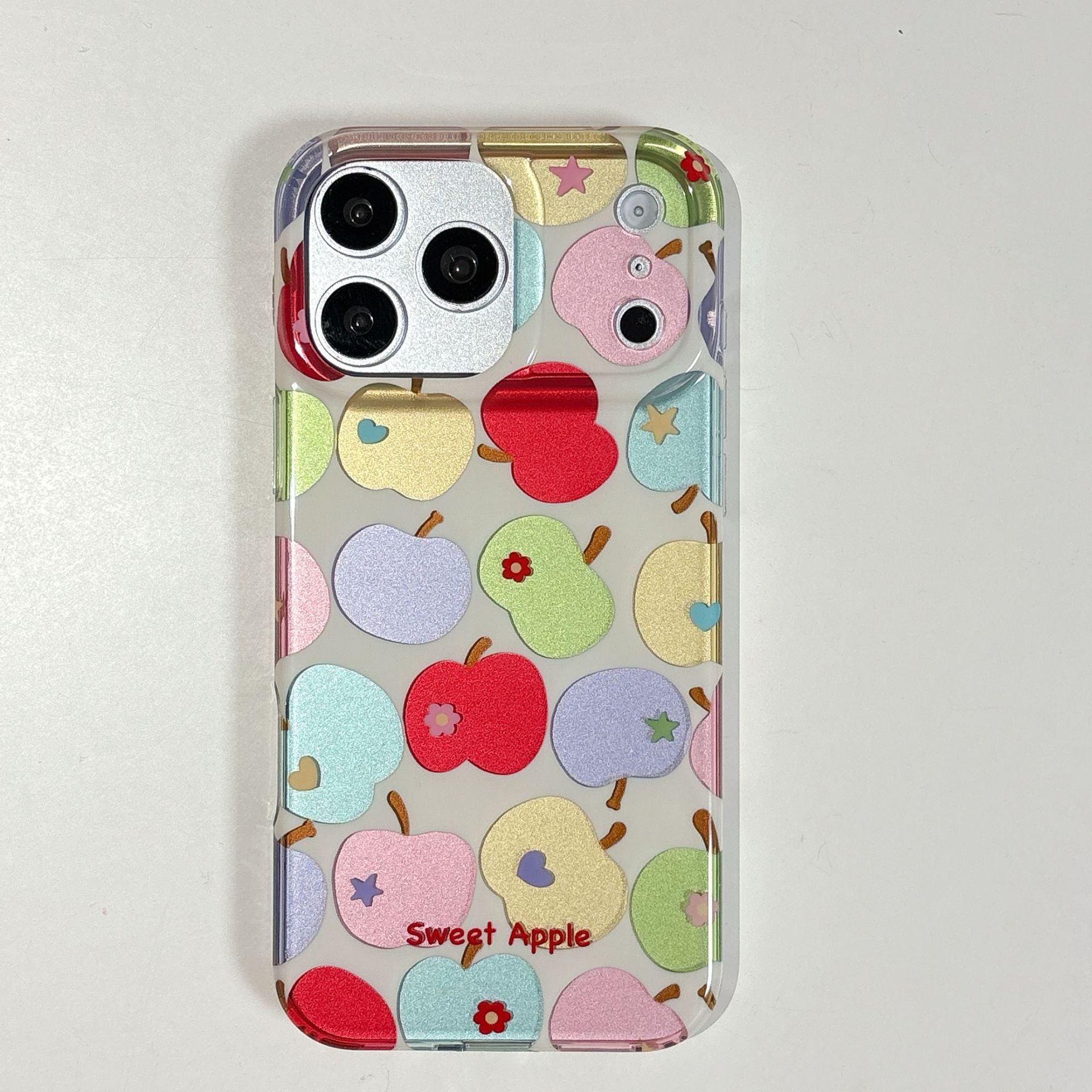 Étui de téléphone à fleurs couleur électroplaqué