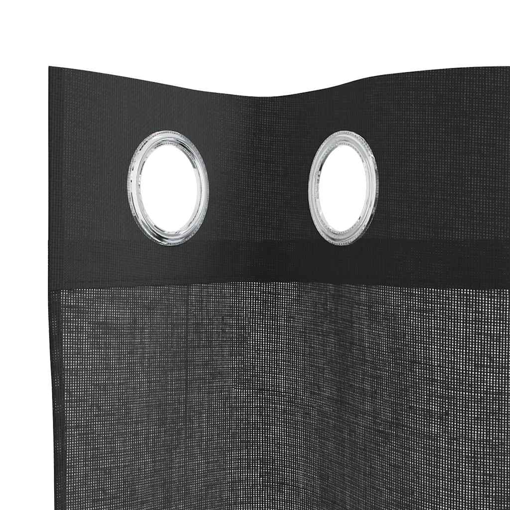Rideaux voilés avec oeillets
