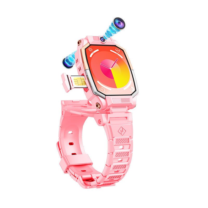 Montre téléphonique pour enfants avec double caméra tournante Et la vidéo HD appelant Smartwatch