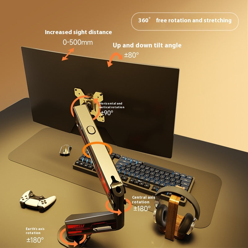 Support de moniteur Ordinateur bras mécanique Portable