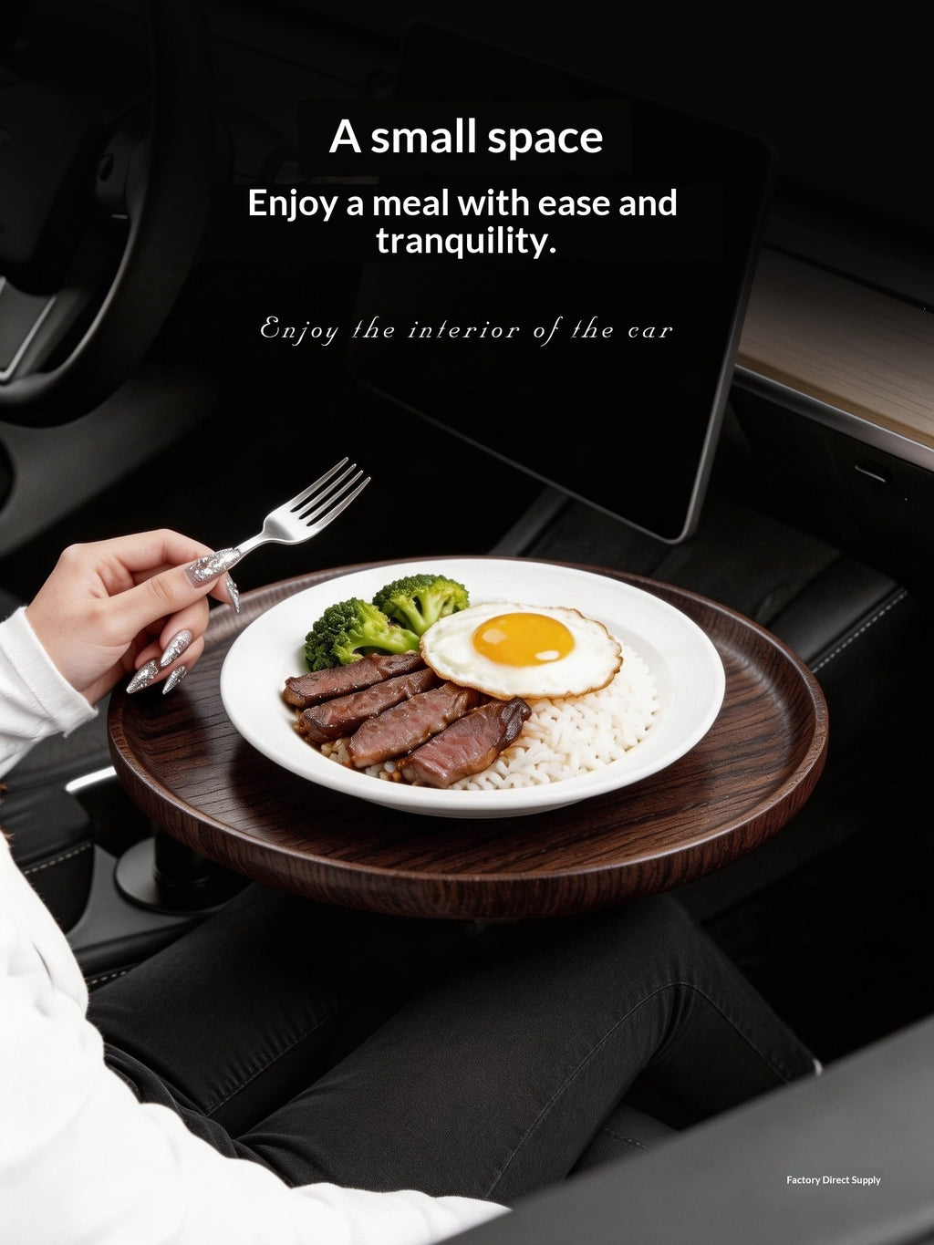 Table en voiture flottante avant