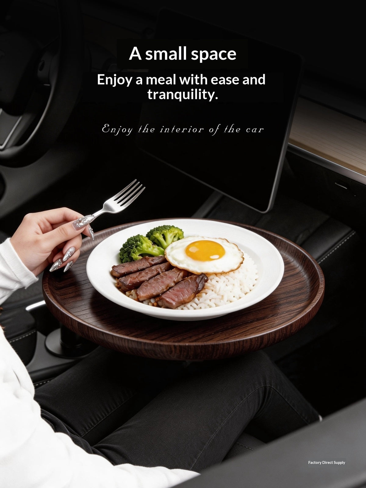 Table en voiture flottante avant