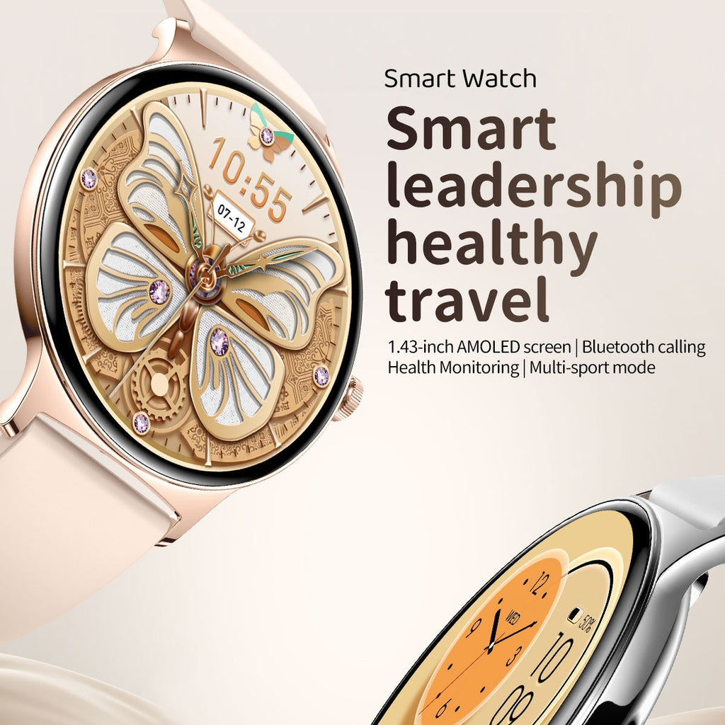 V89 Montre intelligente ultra-mince Bluetooth appel plein écran HD