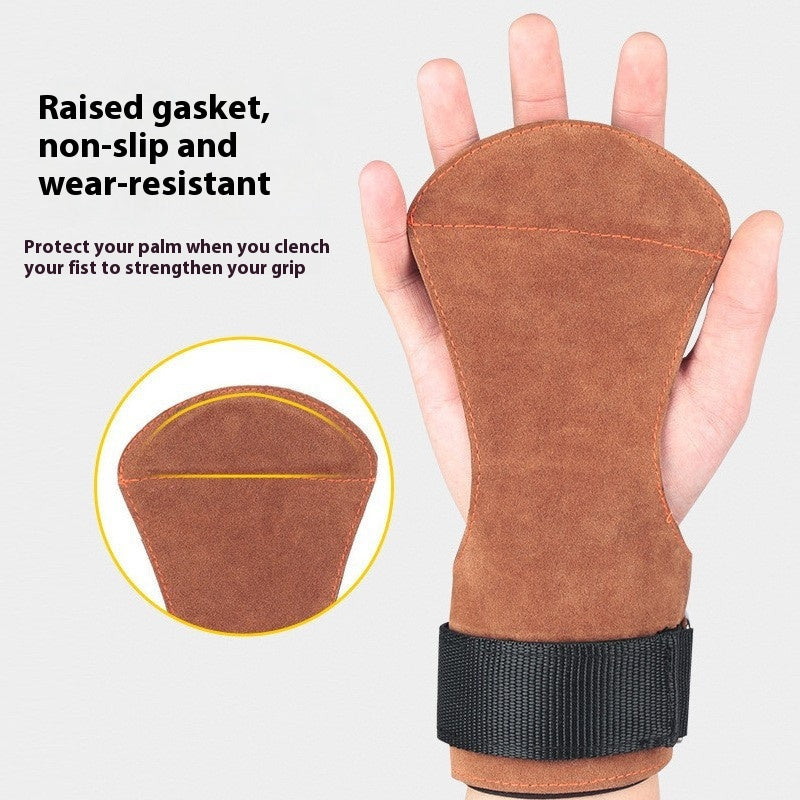 Sports Haltérophilie Protecteur de main Velcro Gants réglables Non-dérapant résistant à l'usure