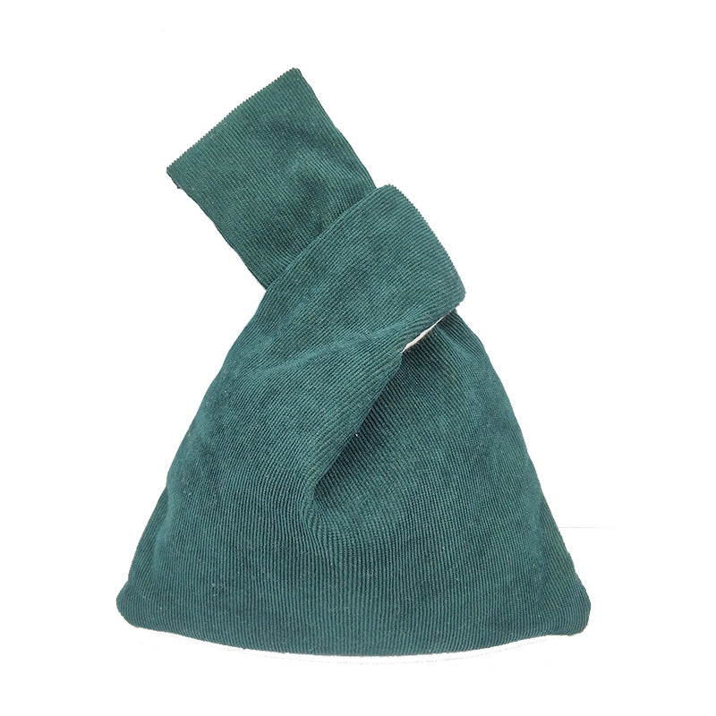 Tissu de style japonais Mini Corduroy Wrist Bag