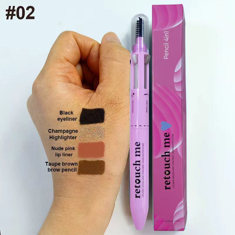 Stylo de maquillage 4-en-1 Stylo de beauté