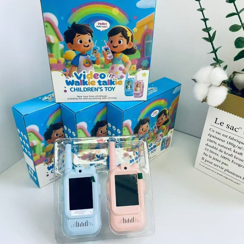 2 X Vidéo Walkie Talkies pour enfants Vidéo rechargeable Intercom Walkies TalkiesUK