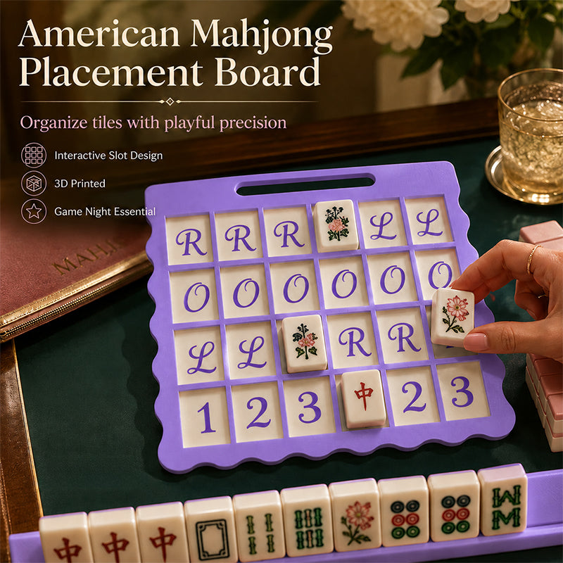 1PC Mahjong Tile Placement Board
