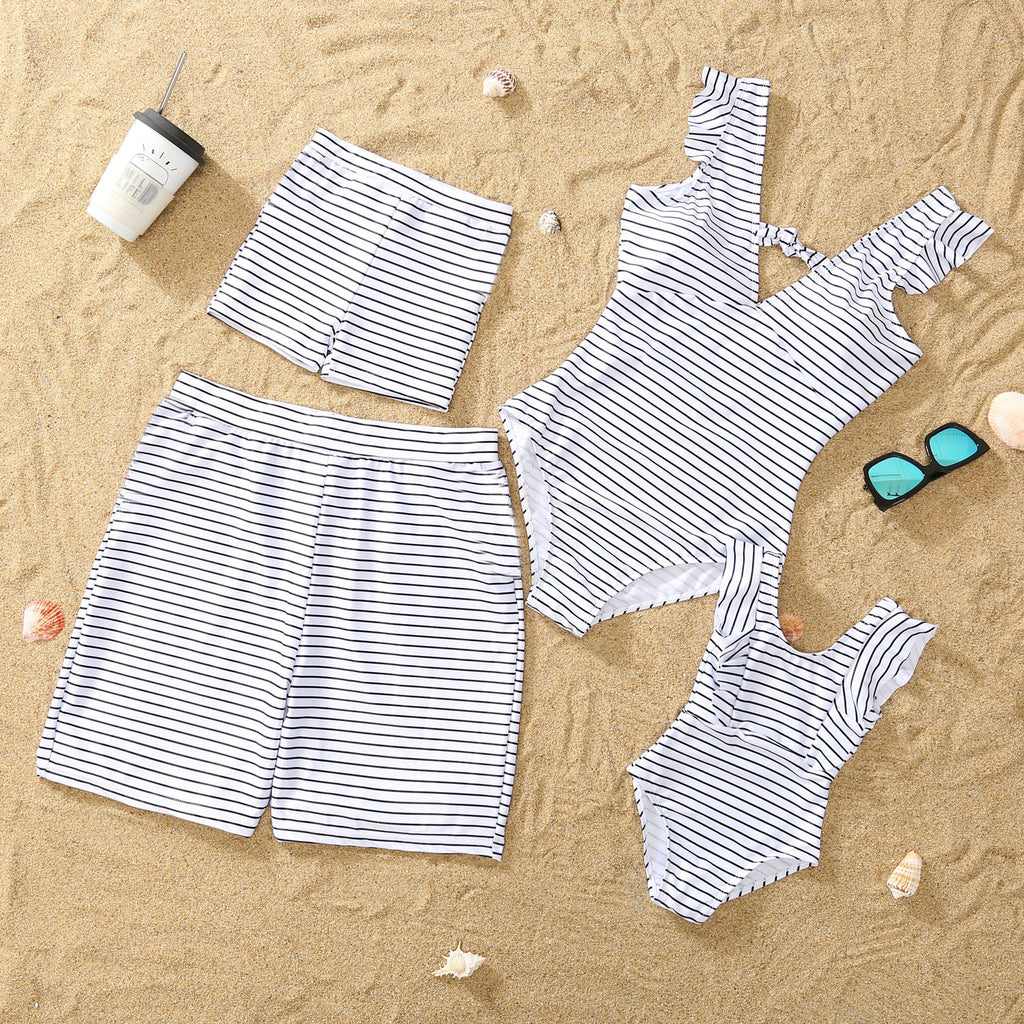 Maillot de bain mère-enfant Quick Dry Beach Pantalon Maillot de bain mi-enfant