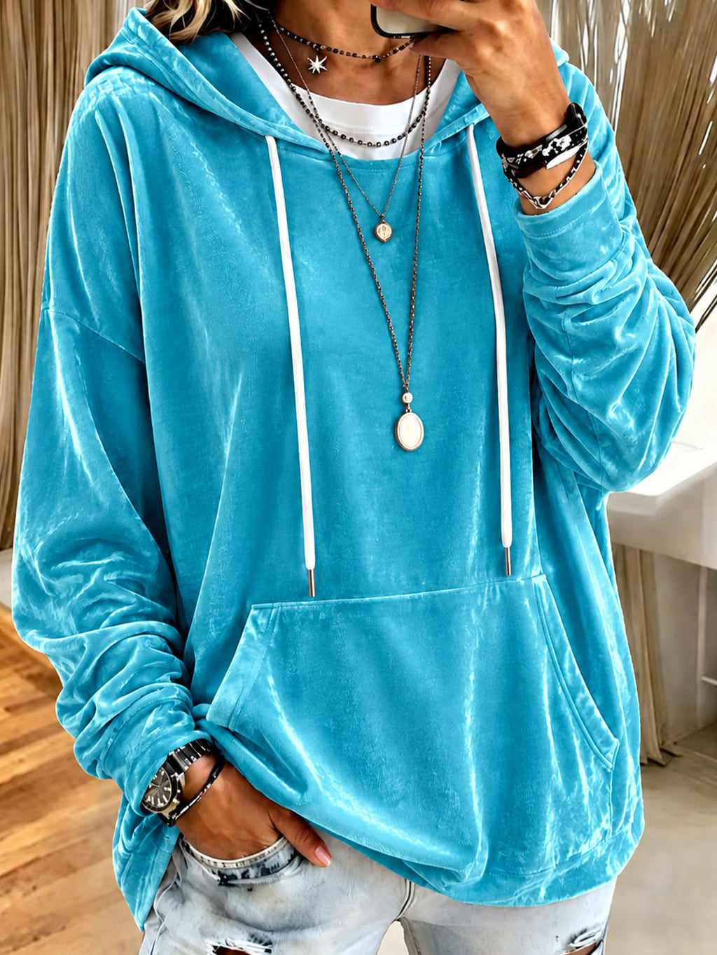 Polyester blouse