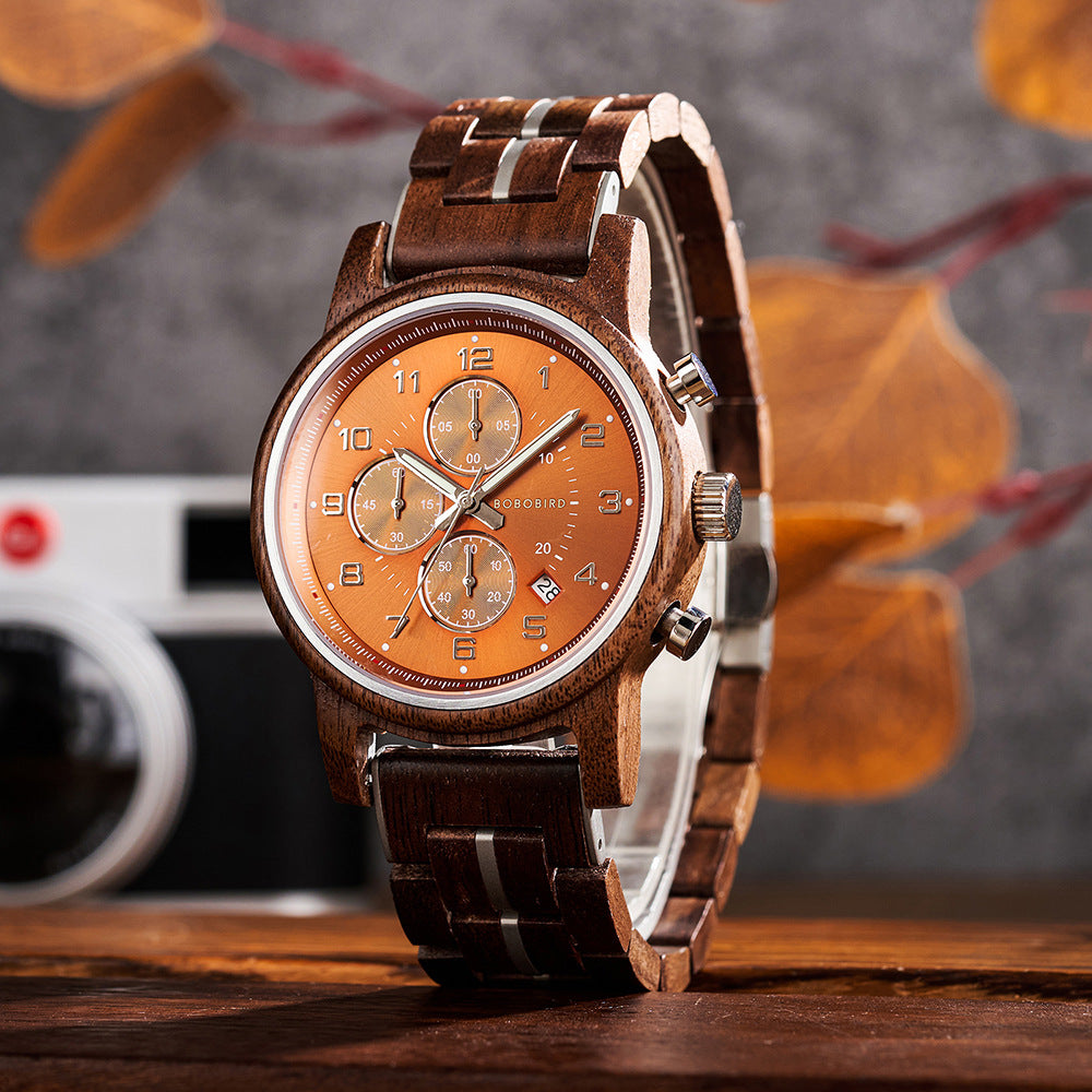 Montre homme en bois