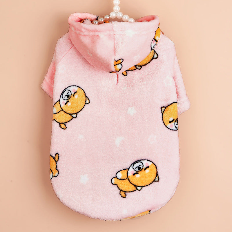 Manteau en peluche chaude pour petits chiens