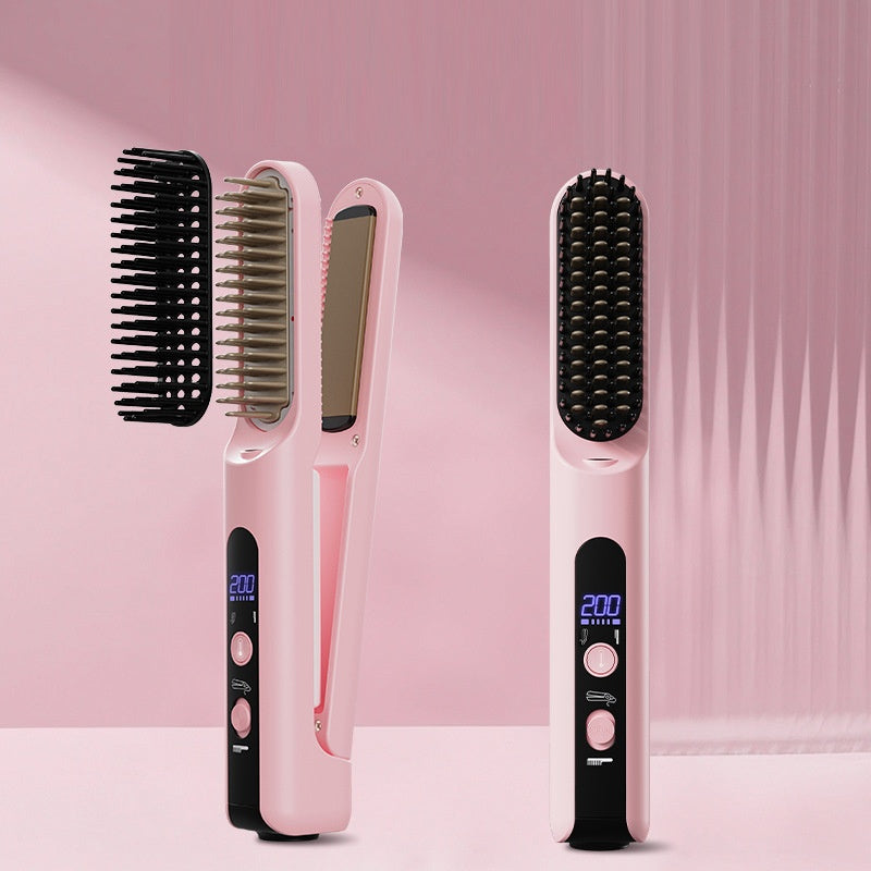 2-en-1 Small Bangs Straightener Mini Fer plat