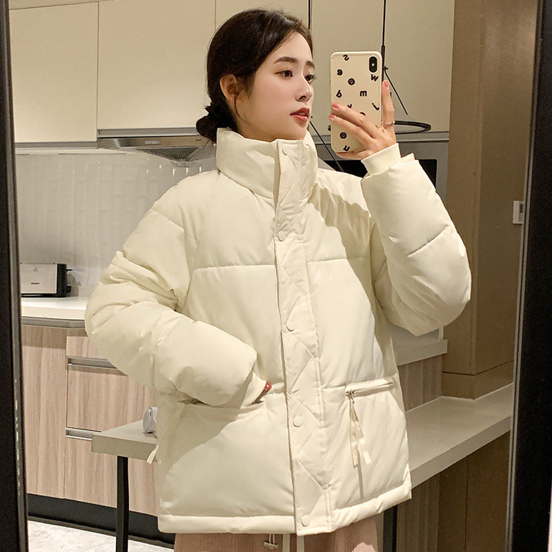 Élégant manteau de collier de support épais pour les étudiants de petite taille