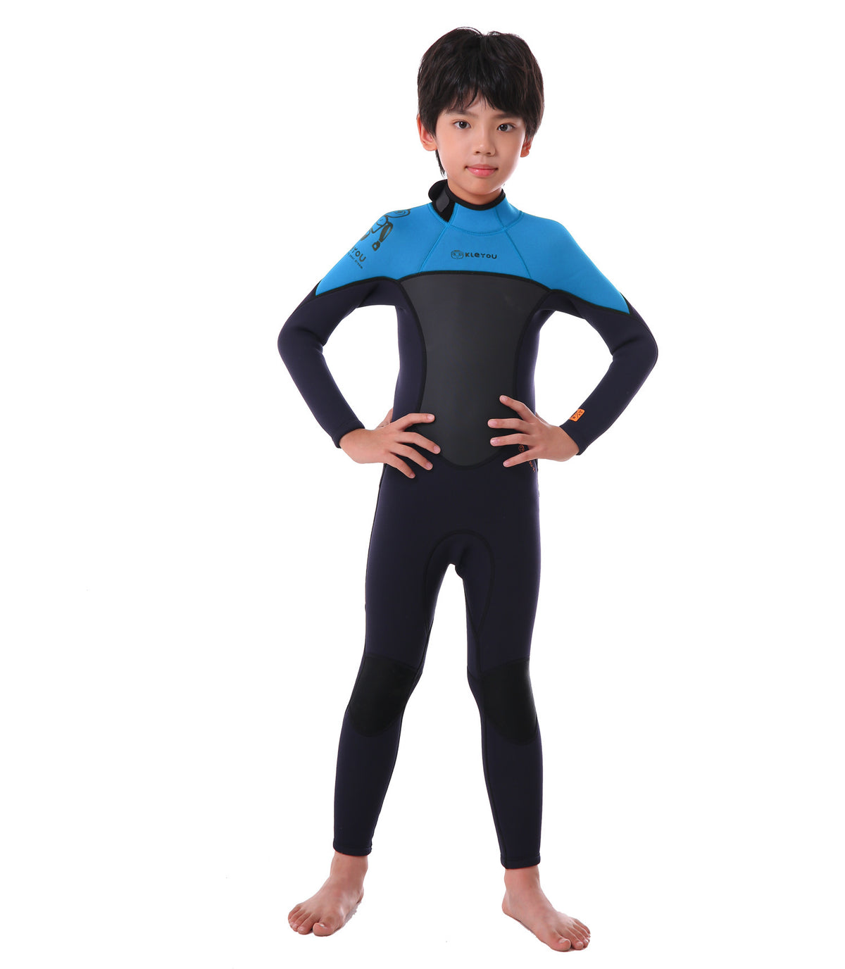 Maillot de bain chaud pour enfants Garçons et filles Un seul vêtement épais