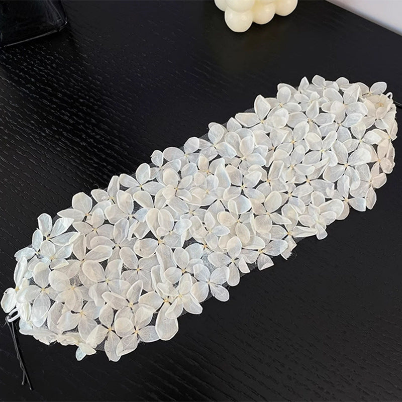 White Half Garland Headband Hair Band Head Accessoires