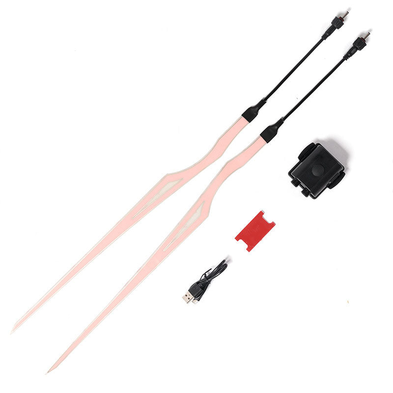 Barre lumineuse casque