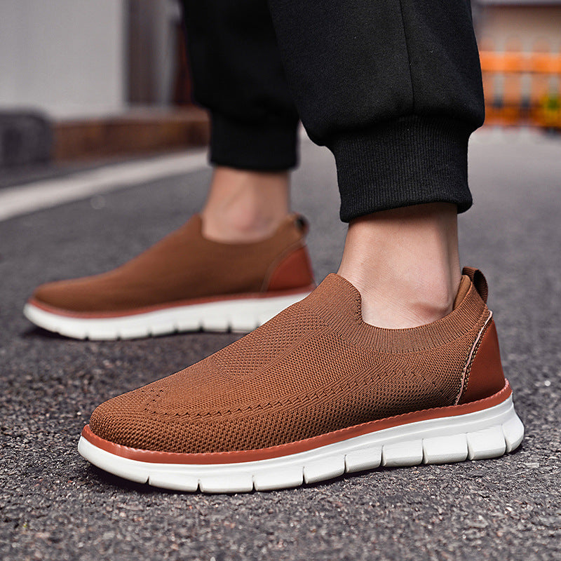 Flyknit Hommes Chaussures Mocassins Légers Hommes Sneakers