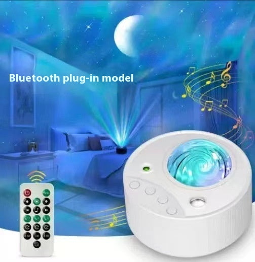 Lampe romantique de projection côté lit Starry